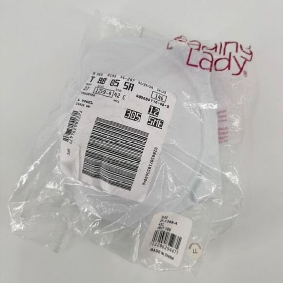 NWOT Leading Lady Brigette Seamless Underwire T-shirt Bra 1259 Size 42C white - Picture 2 of 6